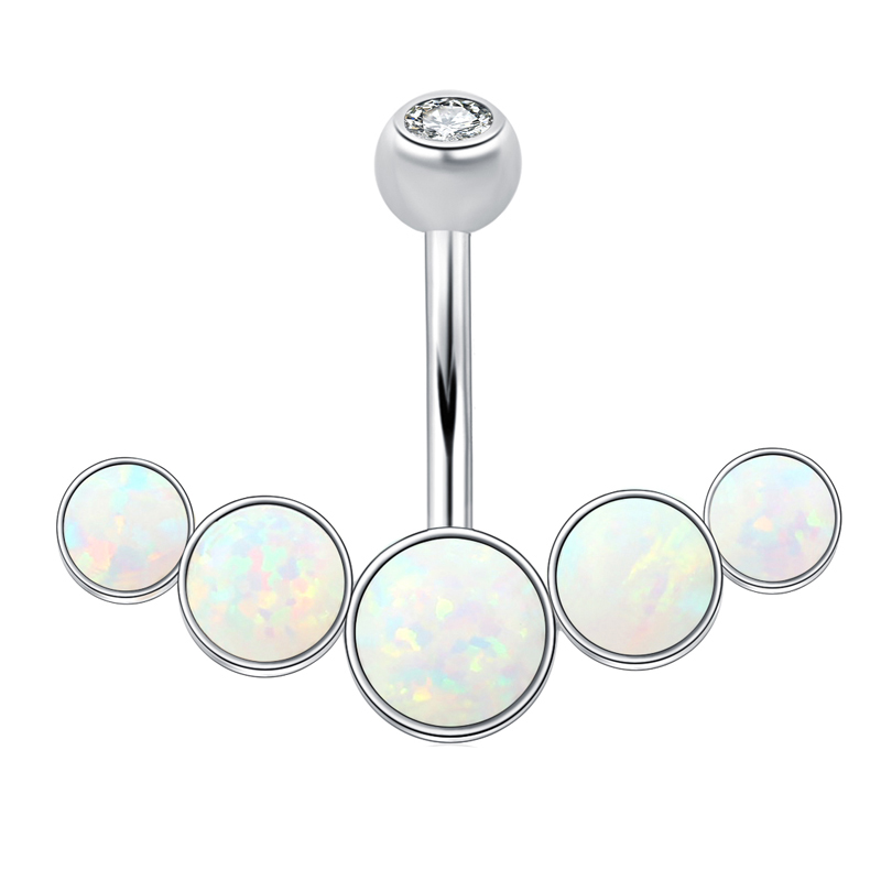 Body Jewelry Materials - Cincin pusar bahan perak sterling 925,
