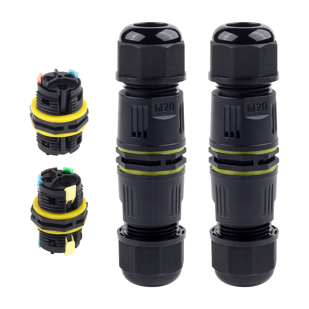 Threadless Push Pin - 1 buah konektor kawat adaptor IP68