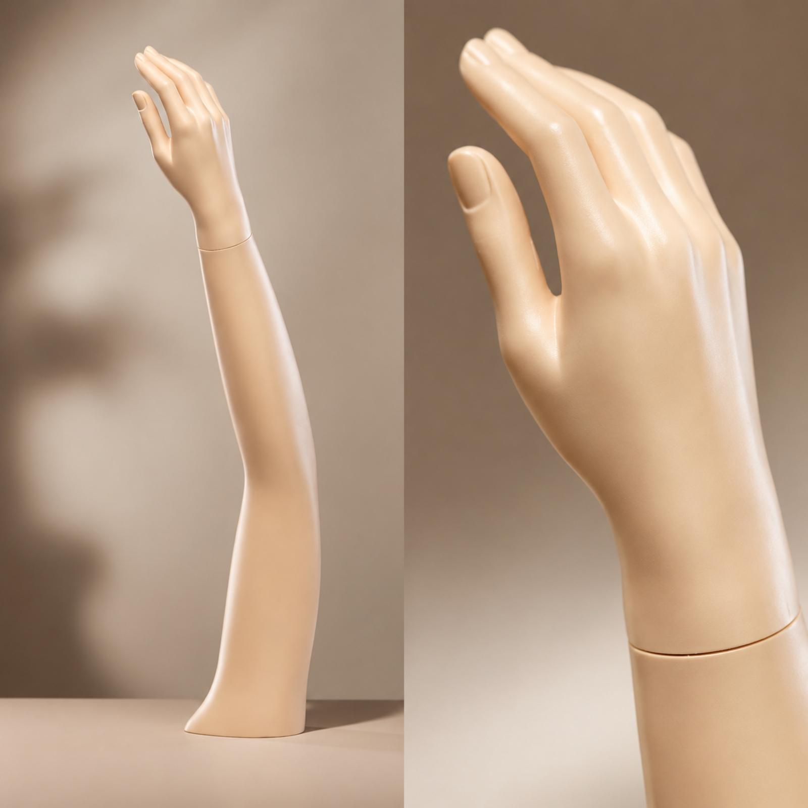 Body Jewelry Store - Manekin Tangan Plastik dengan Lengan yang