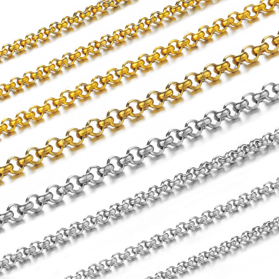 Body Jewelry Chains - 1 Meter Rantai Lingkaran Kecil Bentuk