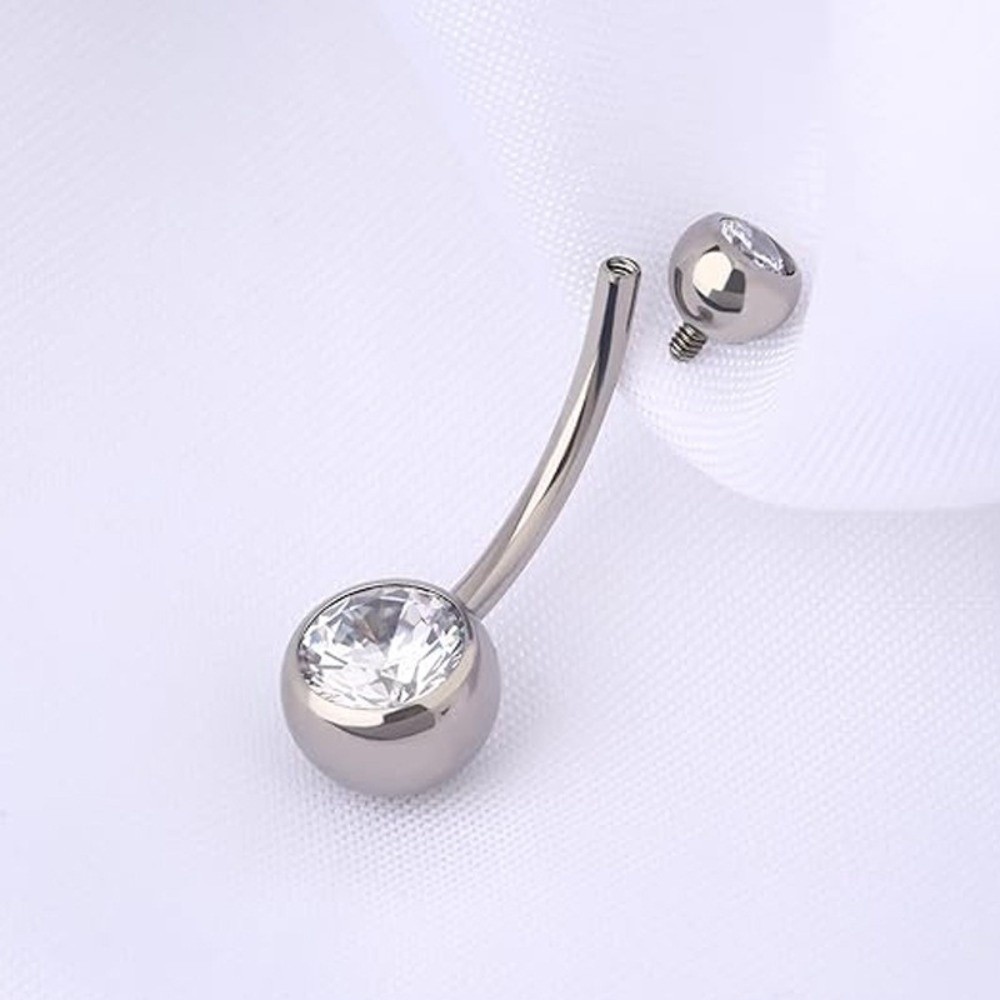 Body Jewelry Materials - Cincin Pusar Bahan Titanium Berkualitas Tinggi