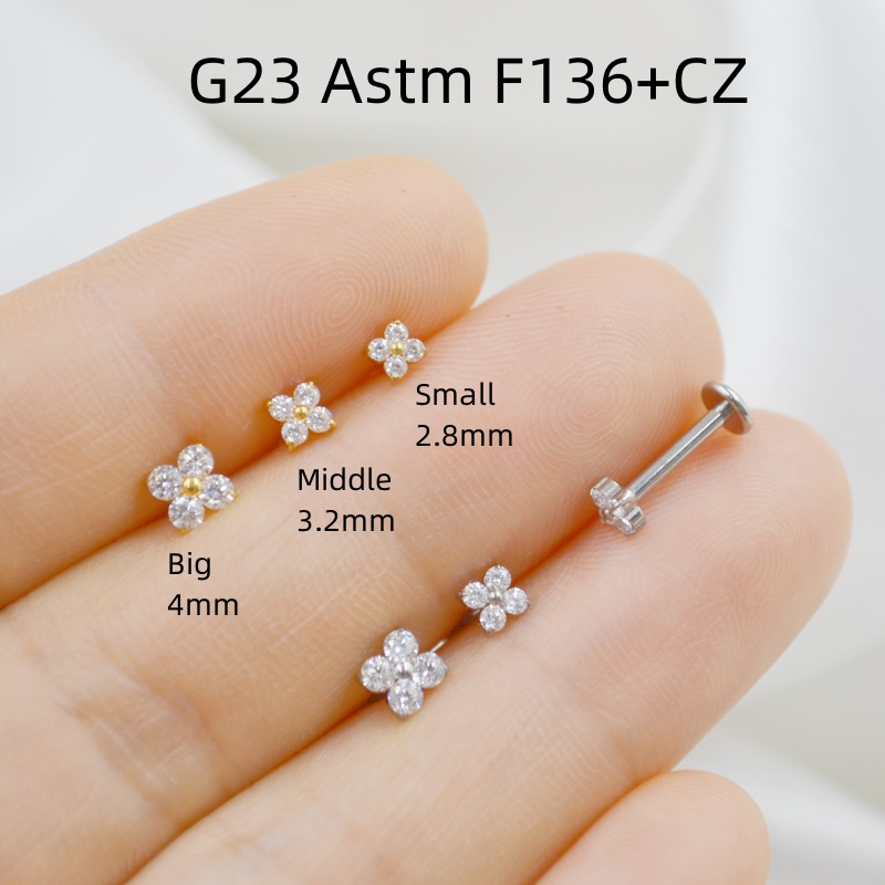 Rook Curved Barbell - 10 Buah Perhiasan Tubuh 16G X