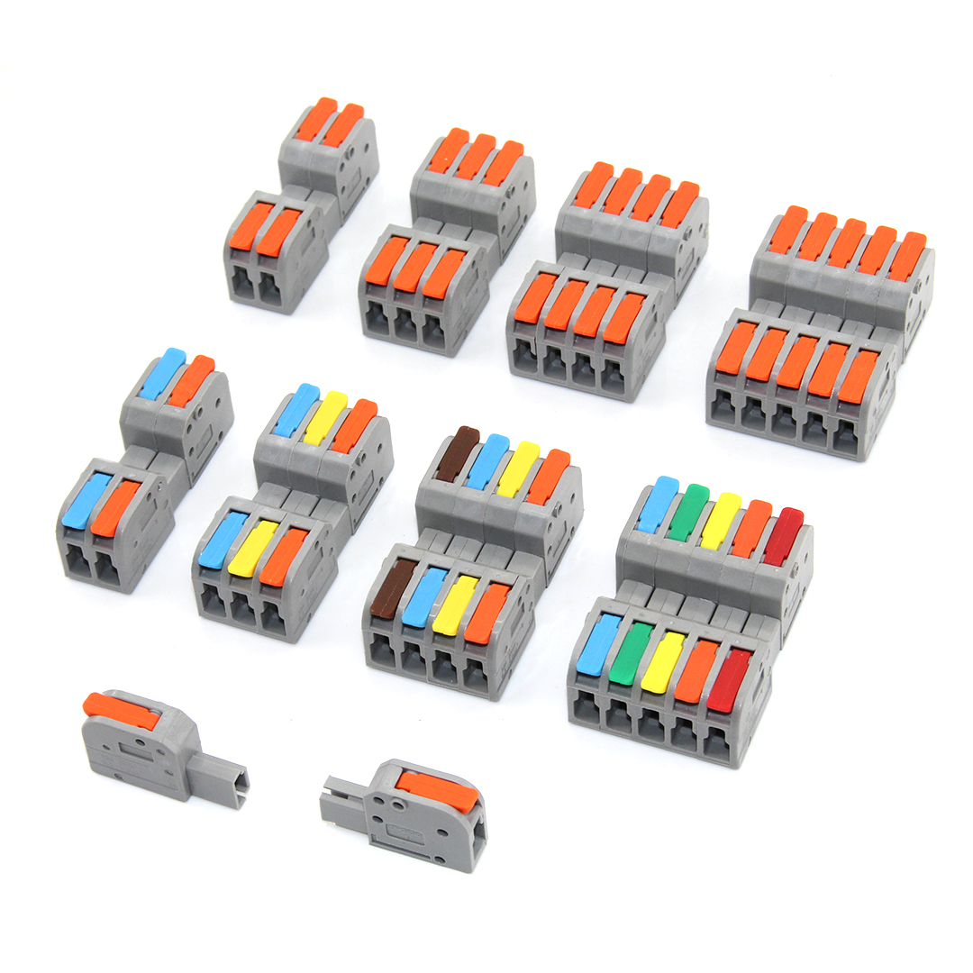 Threadless Push Pin - 1/5/10Pc Konektor Kabel Cepat Multi Dalam