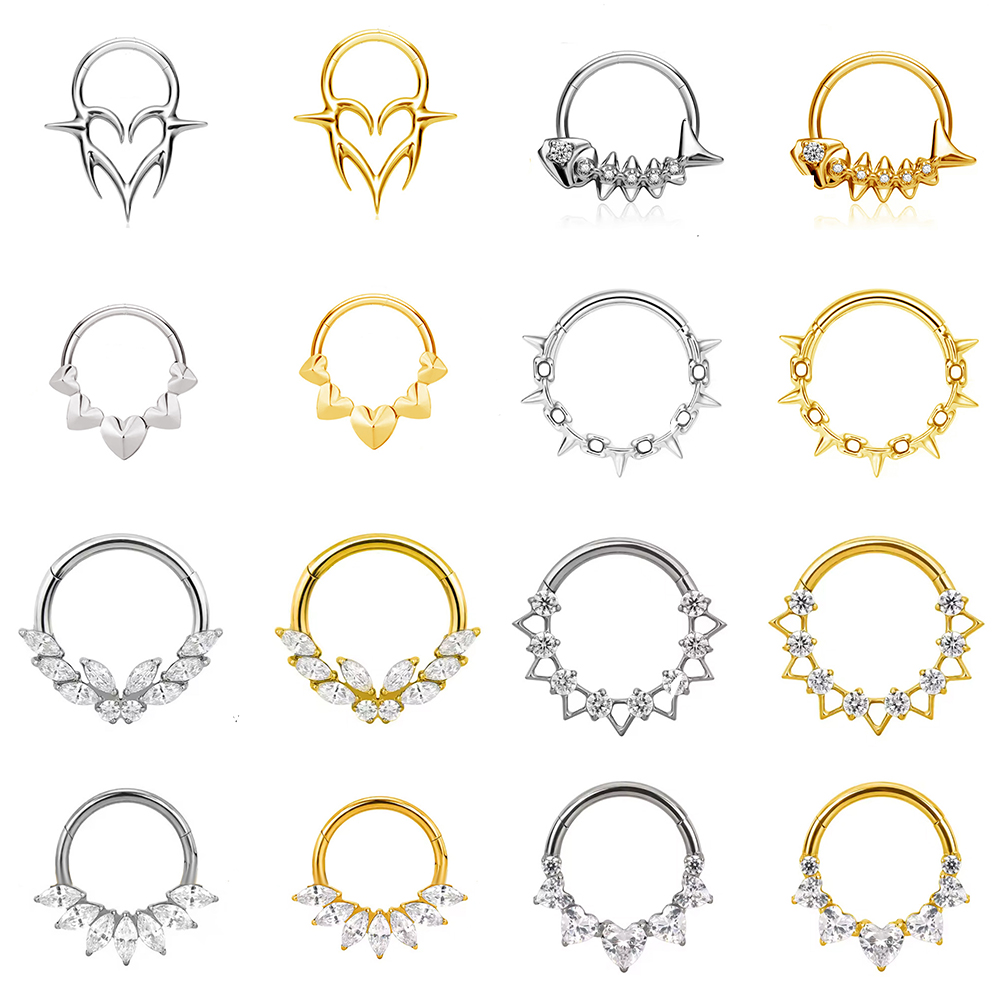 Rook Curved Barbell - 1PCS Anting Titanium G23 Model Conch
