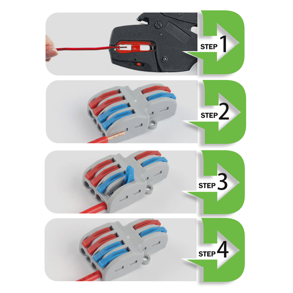 Konektor kawat cepat kabel lis - Threadless Push Pin ulasan dan harga