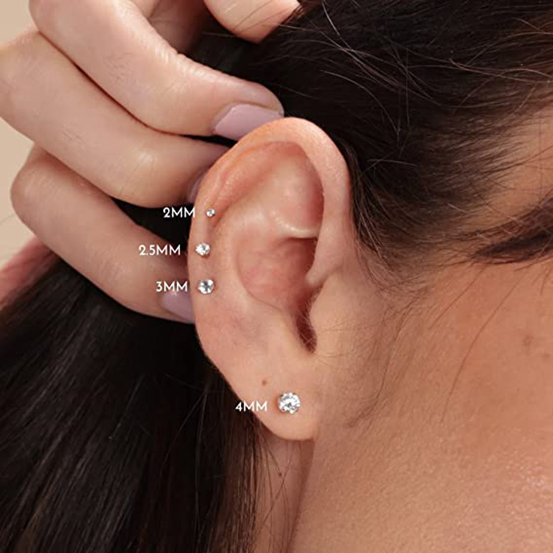 Anting-anting tanpa benang pun - Tragus Flat Back ulasan dan harga