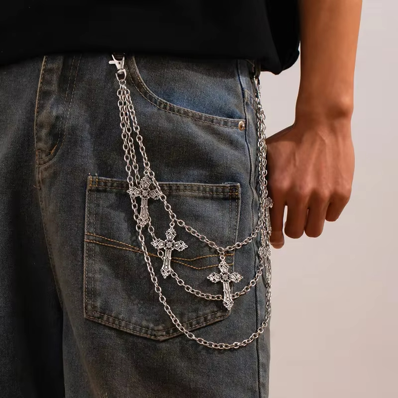 Rantai Celana Punk Metal Fashi - Body Jewelry Helix ulasan dan harga