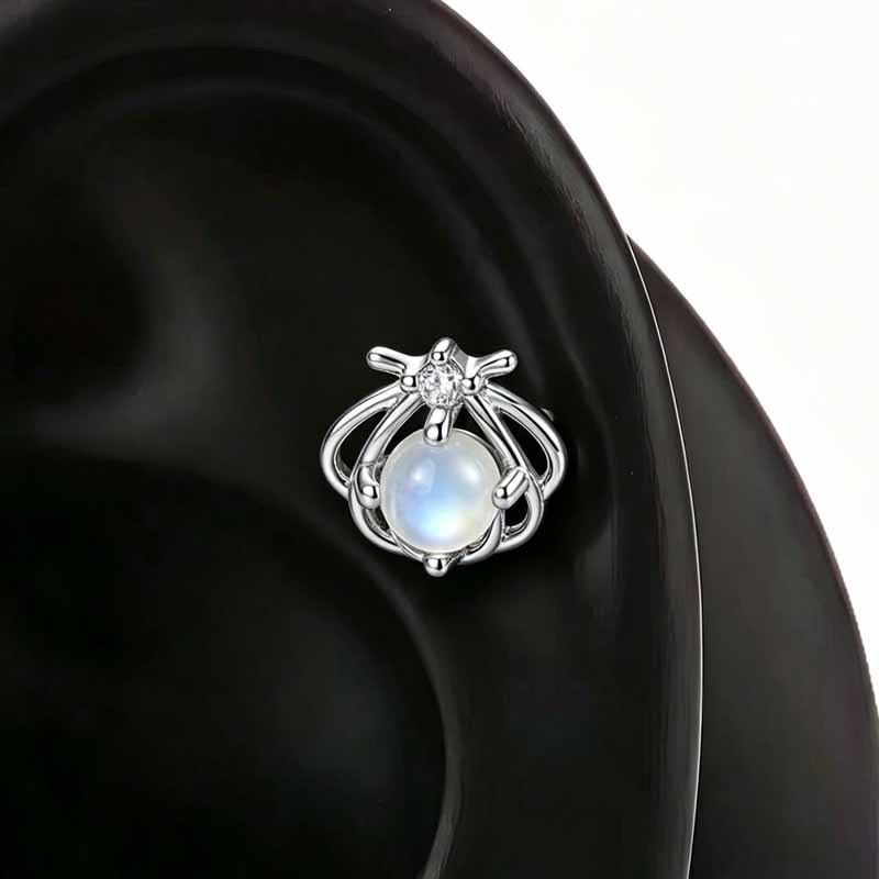 1PC Anting-anting Hipoalergeni - Tragus Flat Back ulasan dan harga