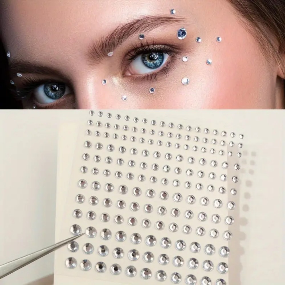 165 Buah Stiker Berlian Imitas - Body Jewelry Labret ulasan dan harga