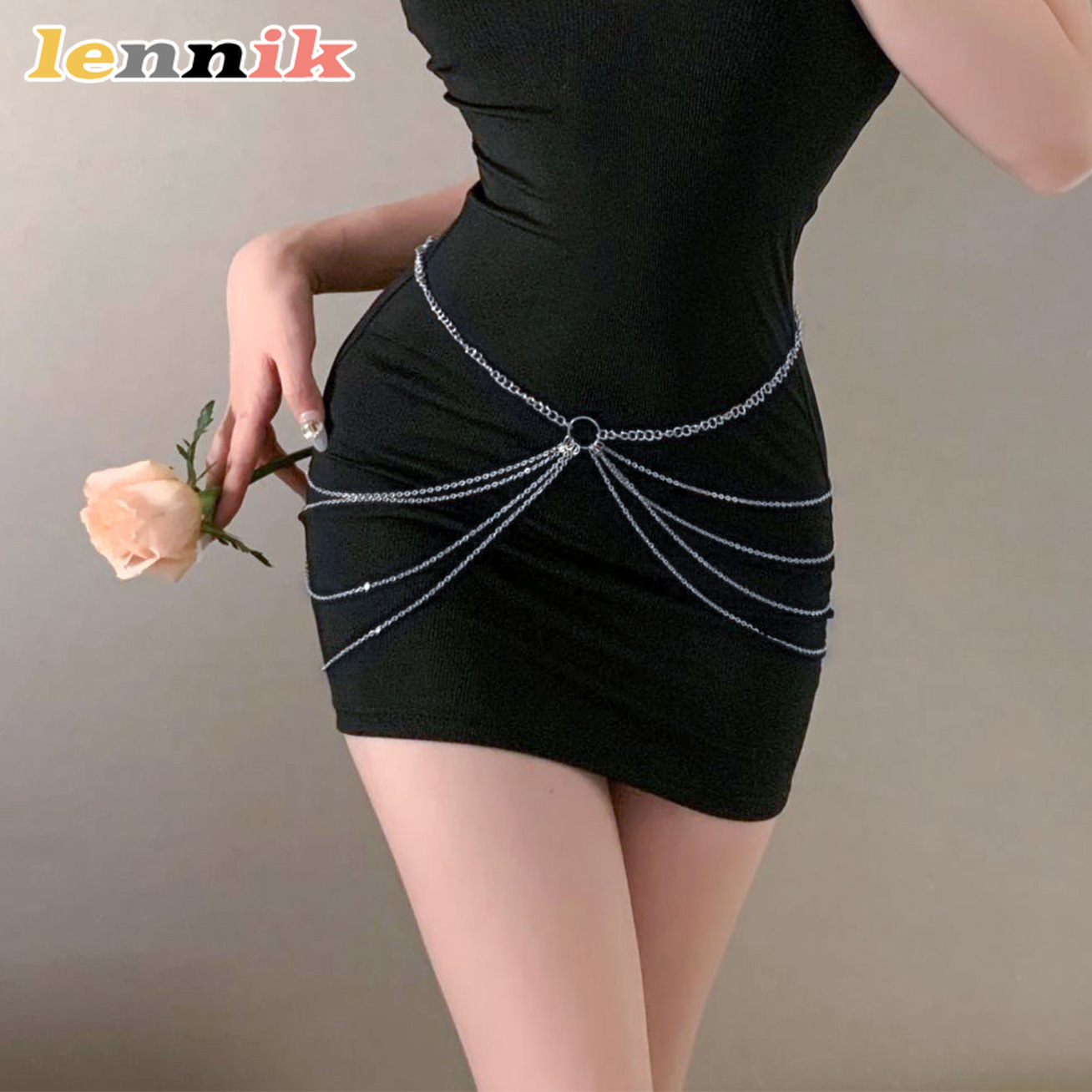LENNIK Rantai Pinggang Multi-L - Body Jewelry Waist Chains ulasan dan harga