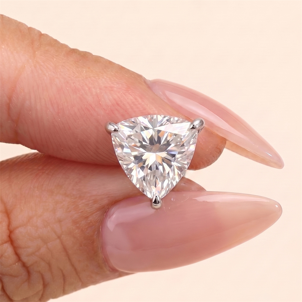 Anting Moissanite DIeSchein 14 - Tragus Flat Back ulasan dan harga