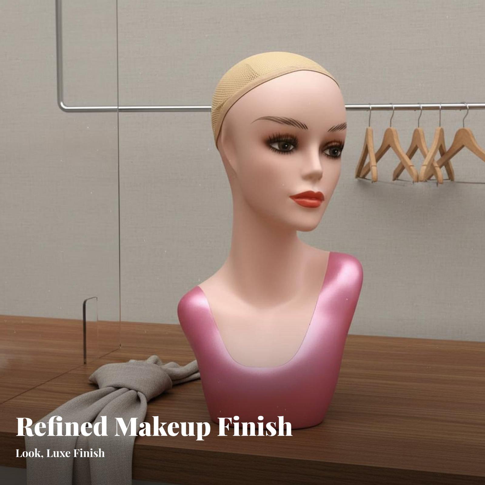 Kepala Manekin Wanita Elegan d - Body Jewelry Store ulasan dan harga