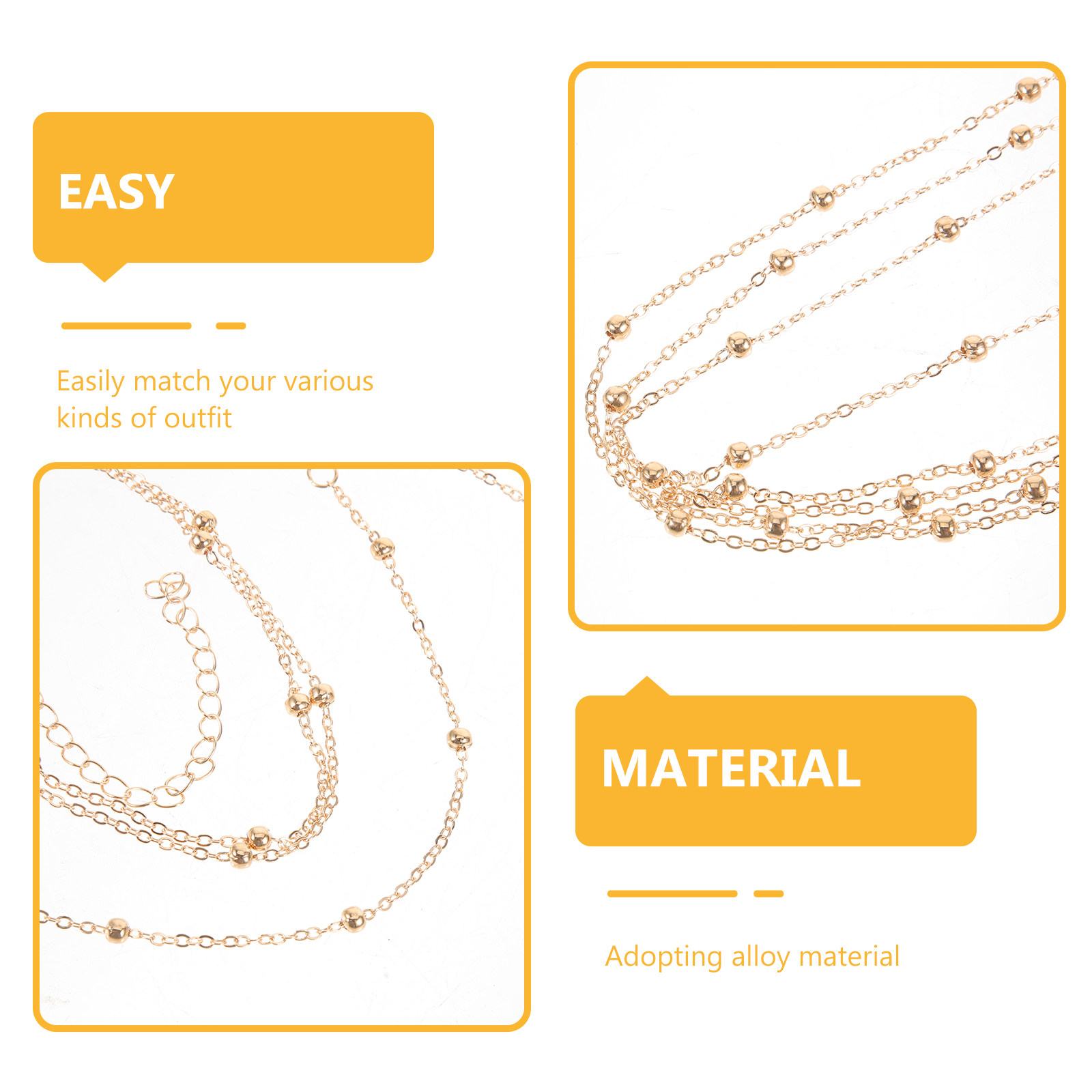 Rantai Tubuh untuk Wanita, Ran - Body Jewelry Materials ulasan dan harga