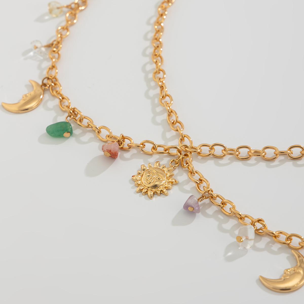 Boho Bintang Bulan Matahari Li - Body Jewelry Chains ulasan dan harga
