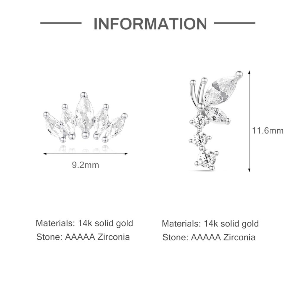 DIeSchein Anting Tindik Tulang - Tragus Flat Back ulasan dan harga