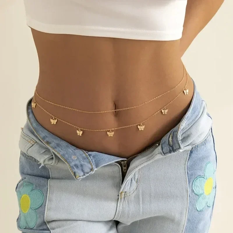 Baru Charm seksi dua lapisan r - Body Jewelry Chains ulasan dan harga