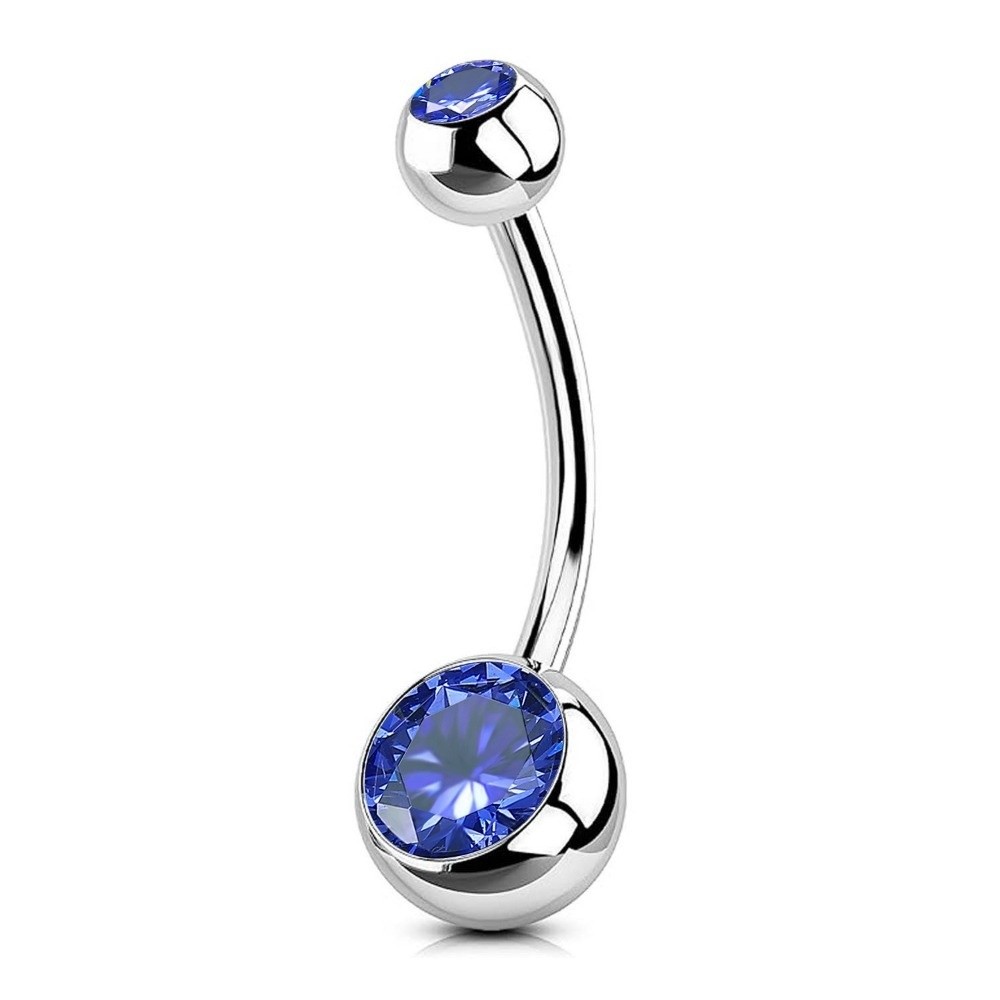 Cincin Pusar Bahan Titanium Be - Body Jewelry Materials ulasan dan harga