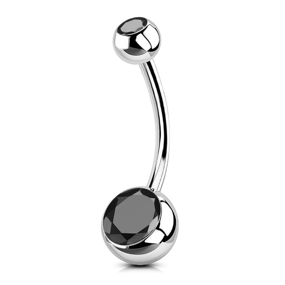 Cincin Pusar Bahan Titanium Be - Body Jewelry Materials ulasan dan harga