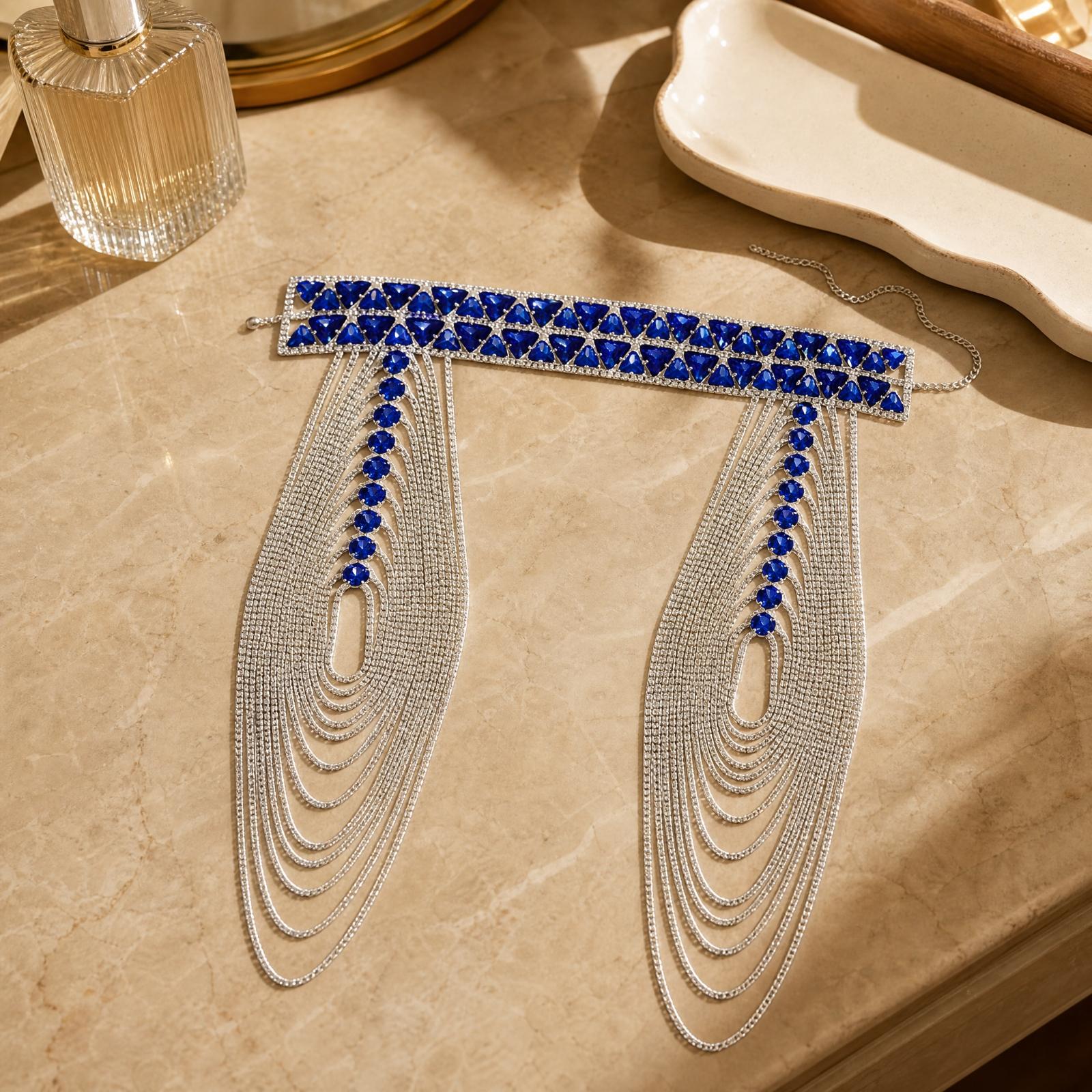 Rantai bahu wanita yang elegan - Body Jewelry Materials ulasan dan harga
