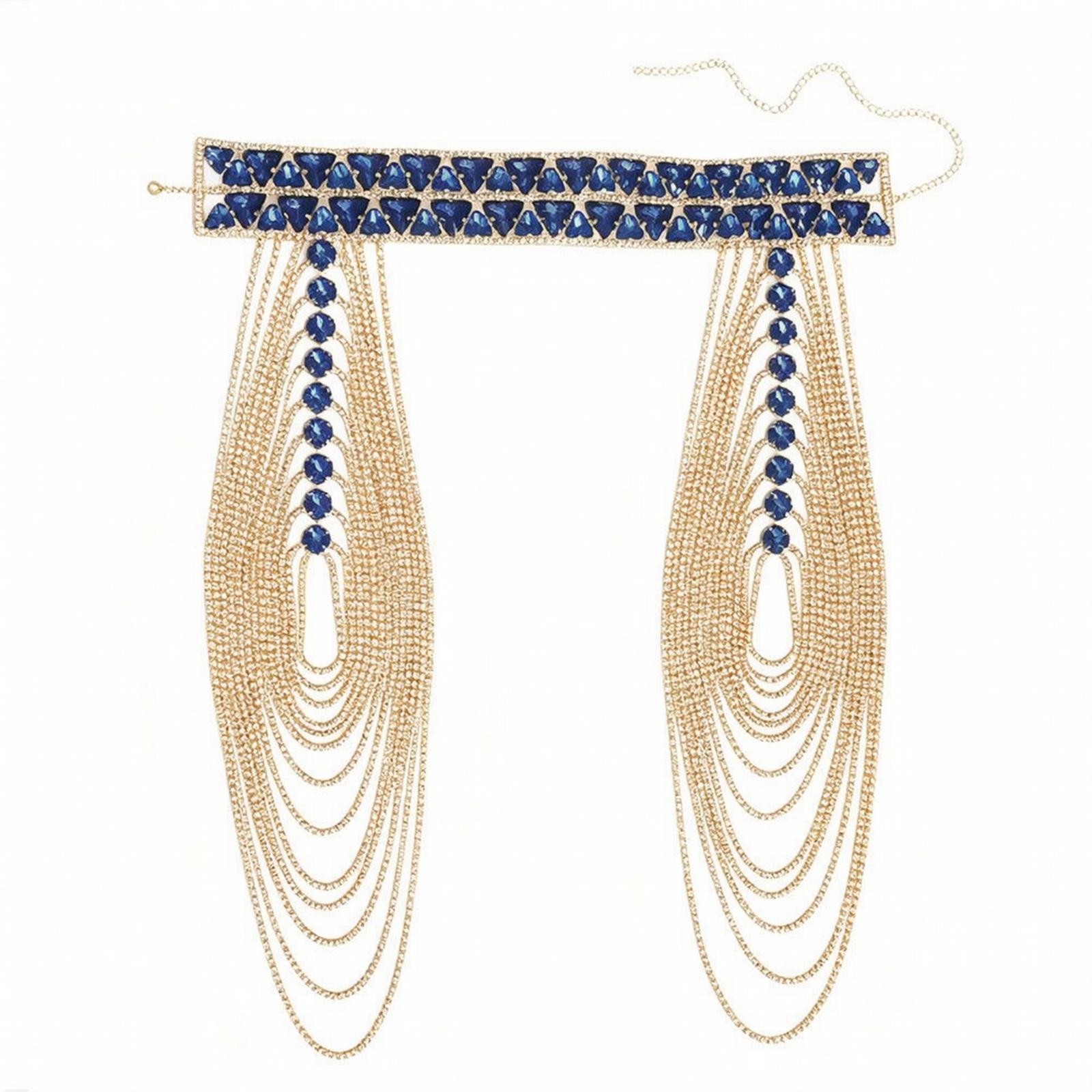 Rantai bahu wanita yang elegan - Body Jewelry Materials ulasan dan harga