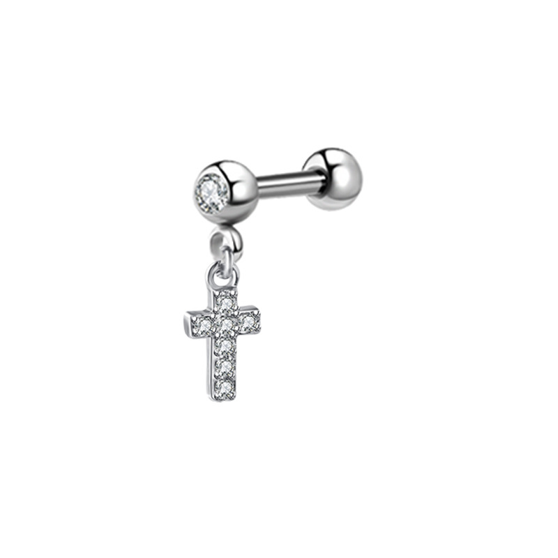 1 Buah Anting-Anting Kancing T - Rook Curved Barbell ulasan dan harga