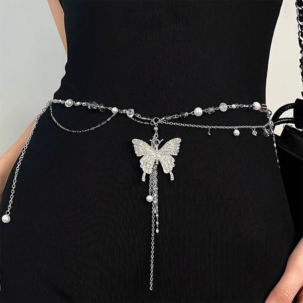 Rantai Pinggang Kupu-kupu Y2K  - Body Jewelry Y2K ulasan dan harga