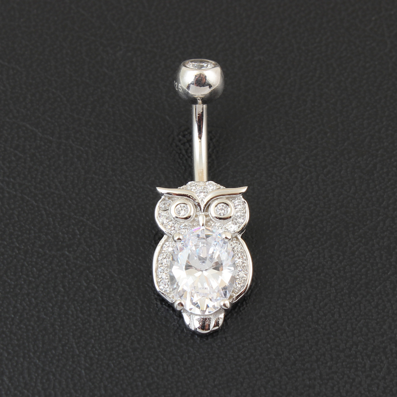 Cincin pusar perak murni 925 a - Body Jewelry Materials ulasan dan harga