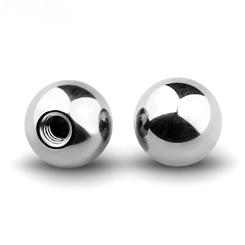 10pcs 16G 14G 3mm 4mm 5mm Bola - Body Jewelry Labret ulasan dan harga