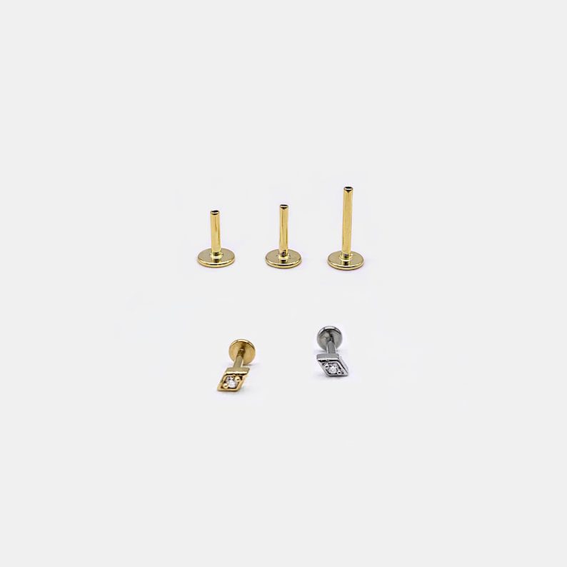 AIDE 1Pc Anting Kecil Wanita d - Tragus Flat Back ulasan dan harga