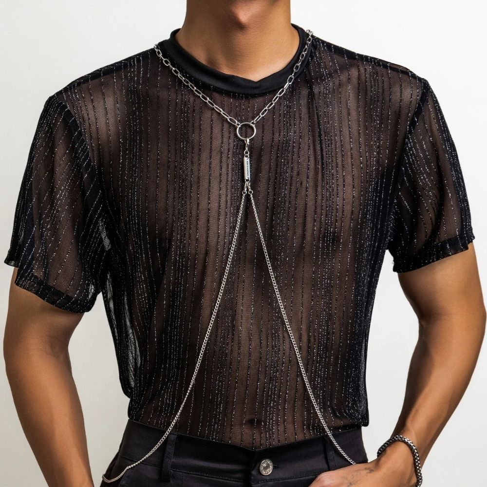 Rantai Dada Model Halter Gaya  - Body Jewelry Materials ulasan dan harga