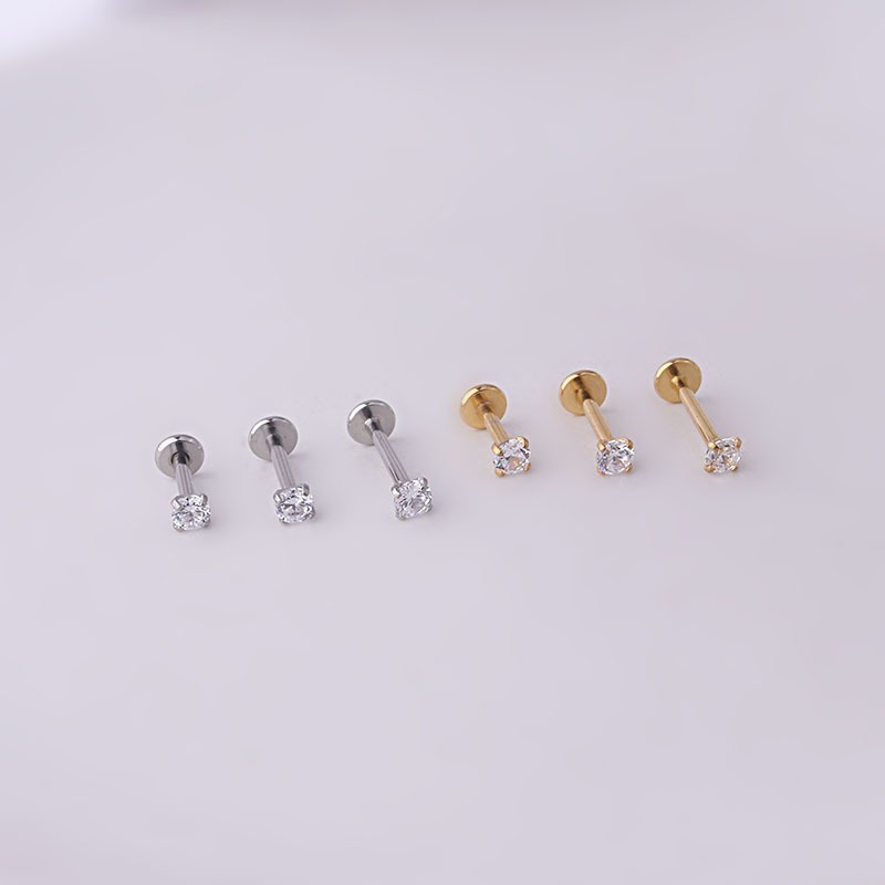 Anting-anting kancing Tragus S - Body Jewelry Labret ulasan dan harga