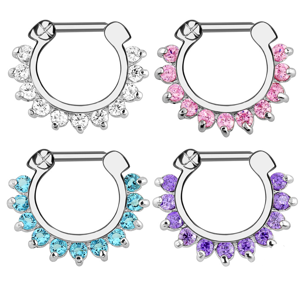 1 buah Cincin Septum Hidung Mo - Body Jewelry Nose Ring ulasan dan harga