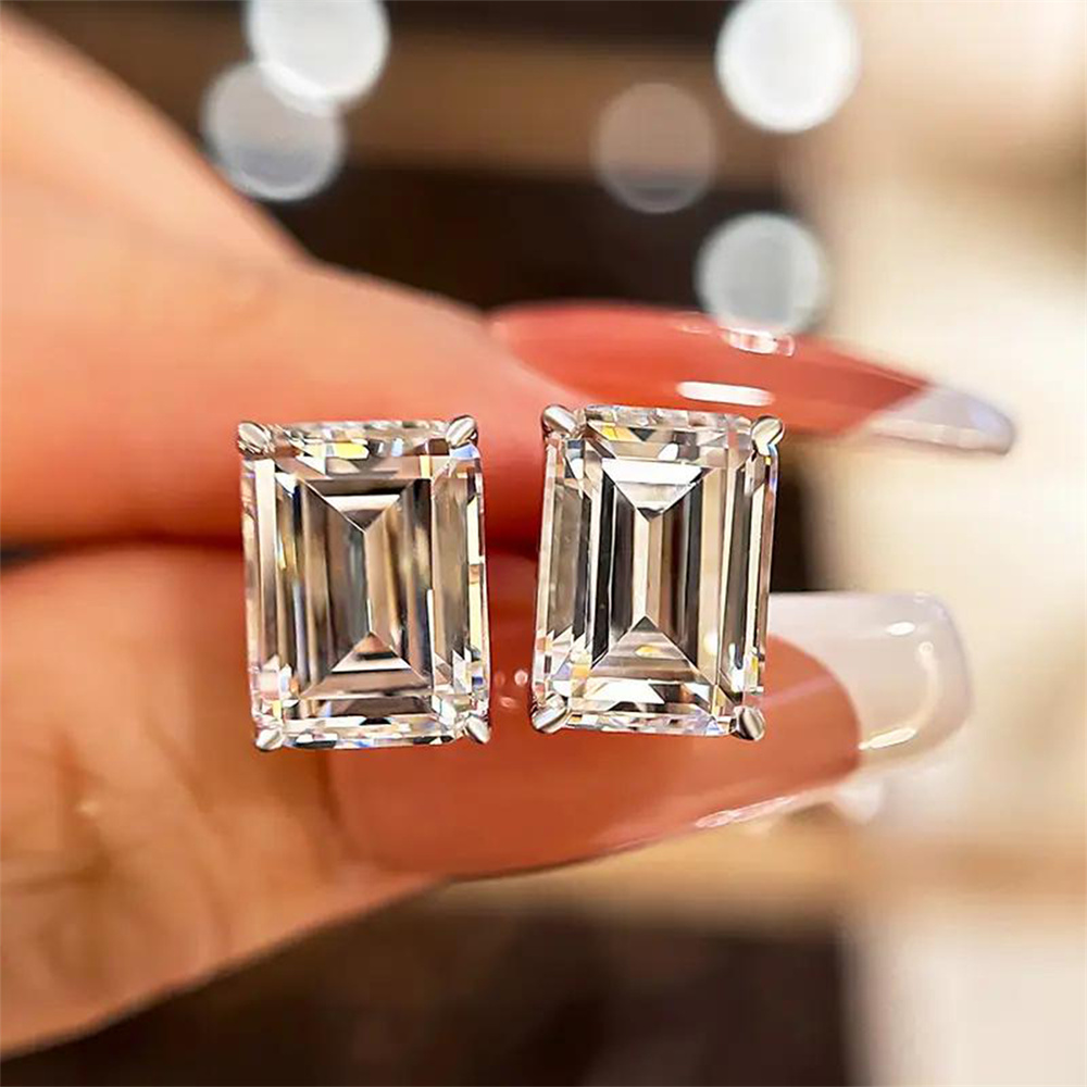 Anting Moissanite DIeSchein 14 - Tragus Flat Back ulasan dan harga