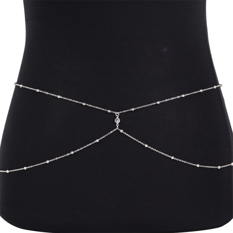 Rantai perut manik-manik berli - Body Jewelry Helix ulasan dan harga