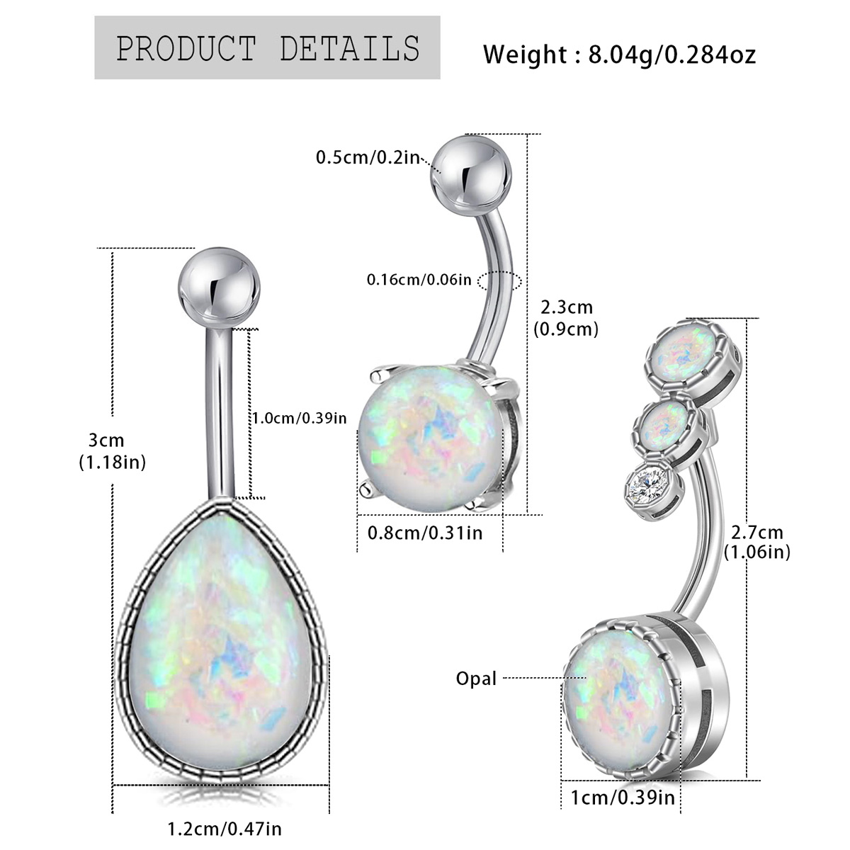 1 buah cincin pusar tindik pus - Rook Curved Barbell ulasan dan harga