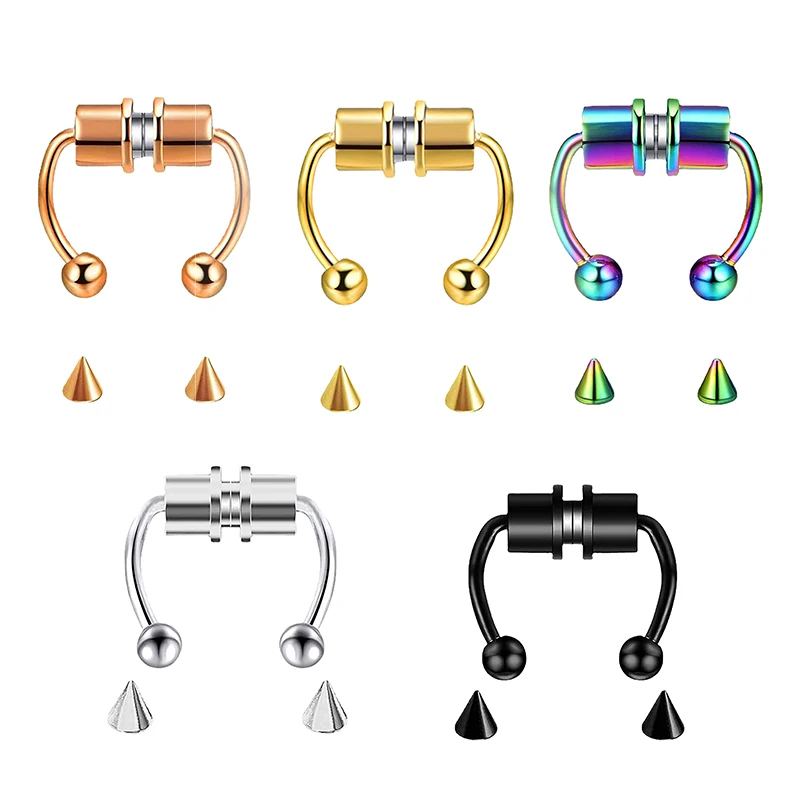 Cincin tindik hidung palsu, pe - Body Jewelry Nose Ring ulasan dan harga