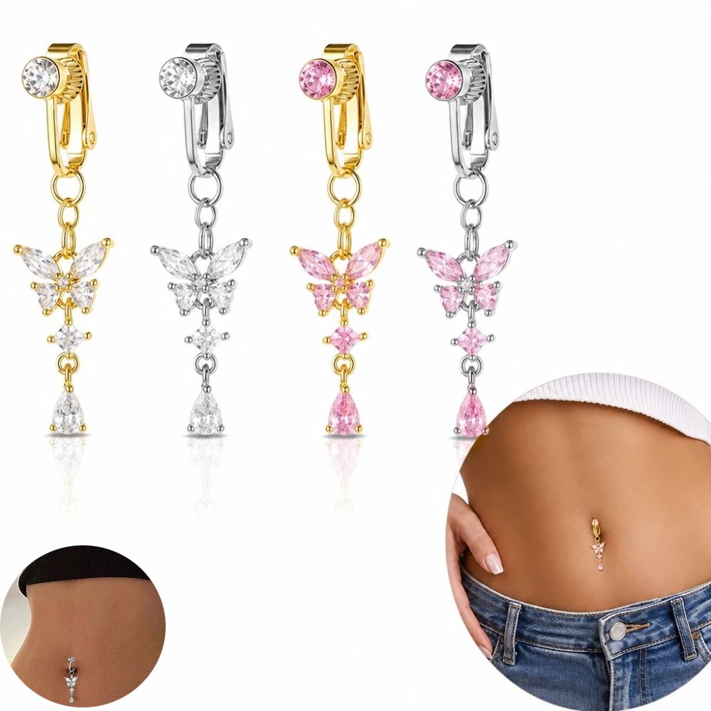 Cincin Palsu untuk Pusar denga - Body Jewelry Materials ulasan dan harga