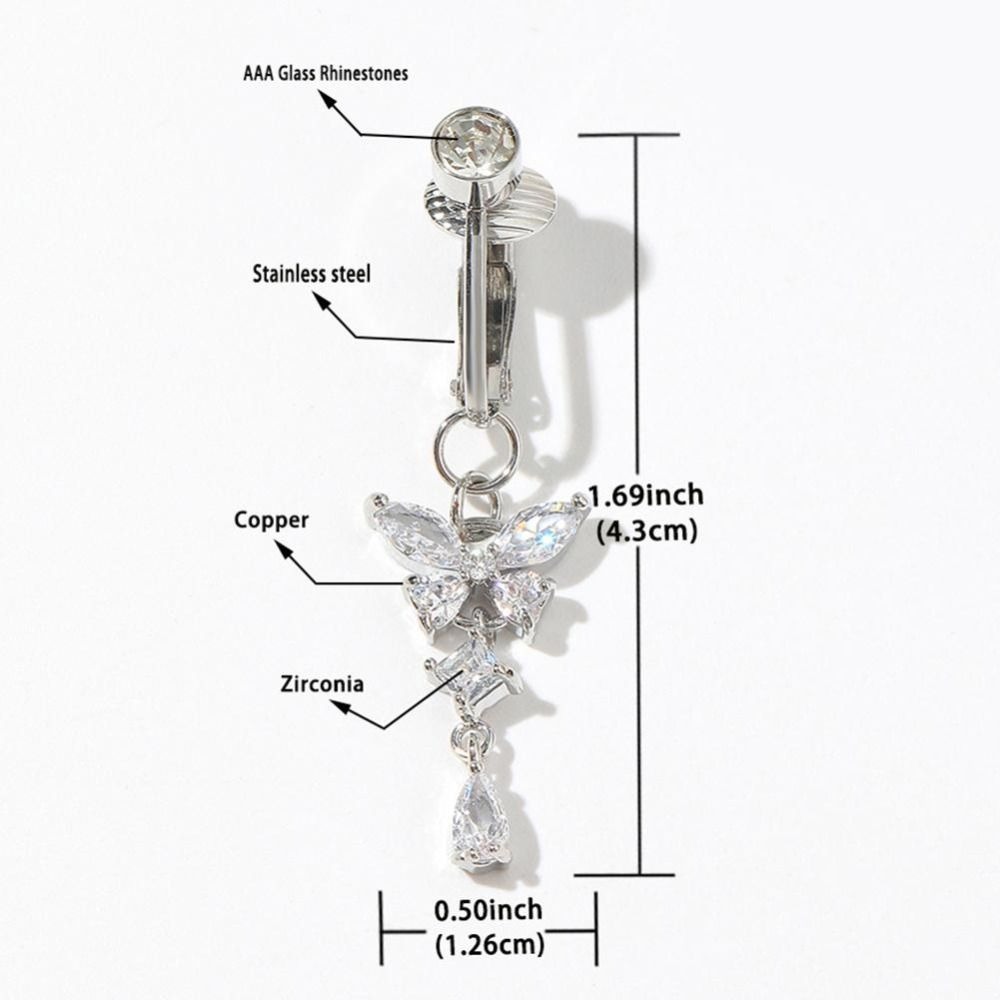 Cincin Palsu untuk Pusar denga - Body Jewelry Materials ulasan dan harga