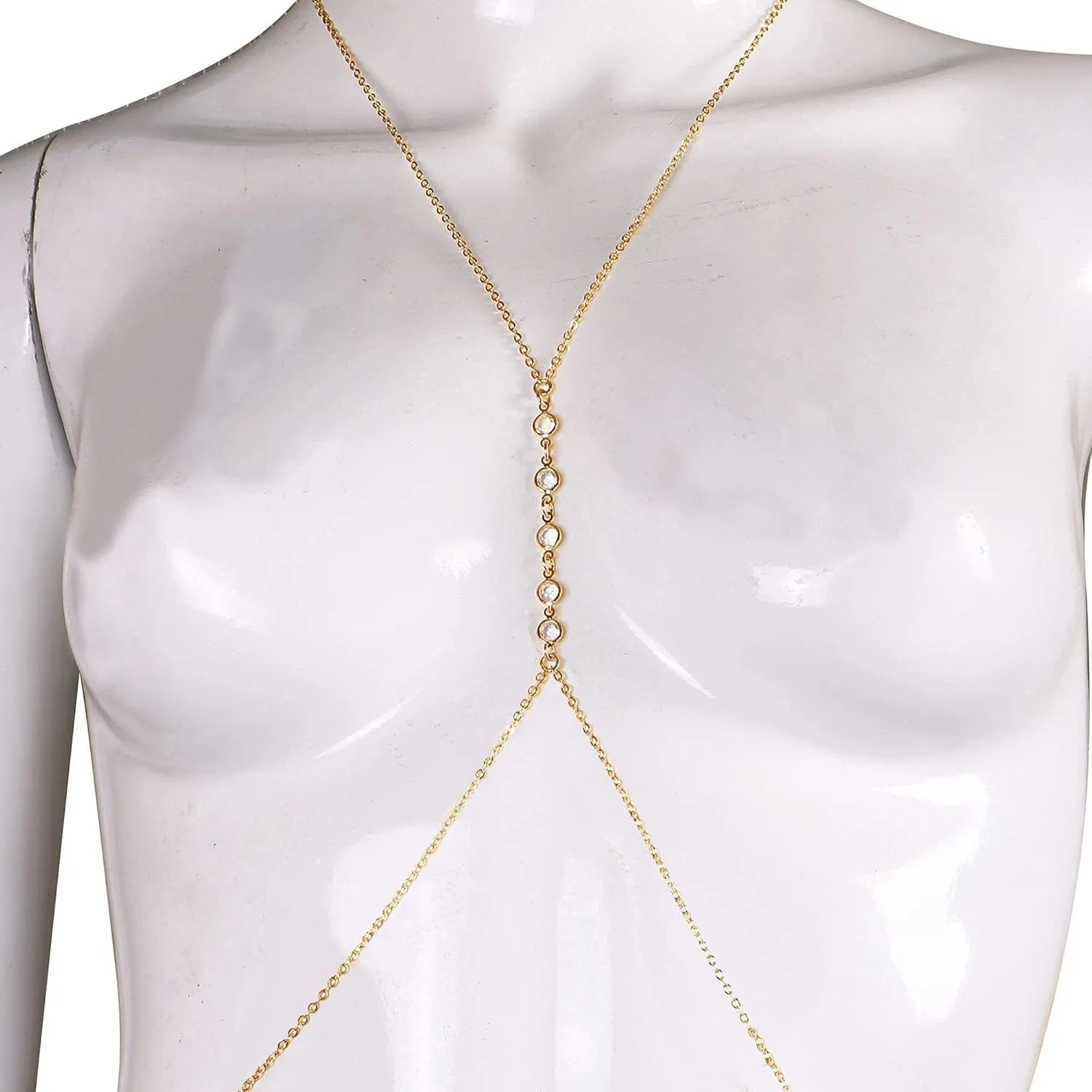 Rantai Pinggang Perut Kristal  - Body Jewelry Chains ulasan dan harga