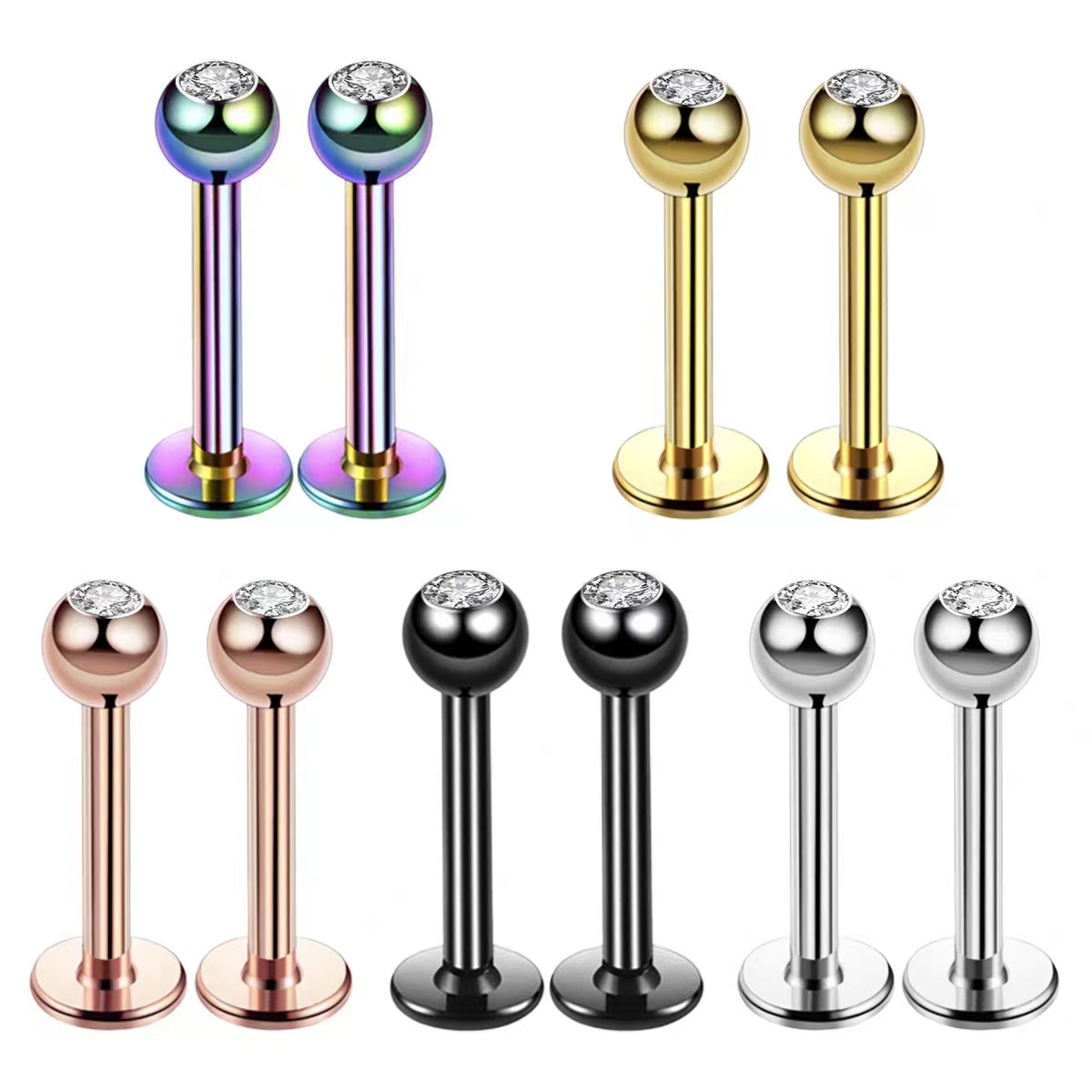 Perhiasan Anting Tindik Labret - Body Jewelry Labret ulasan dan harga
