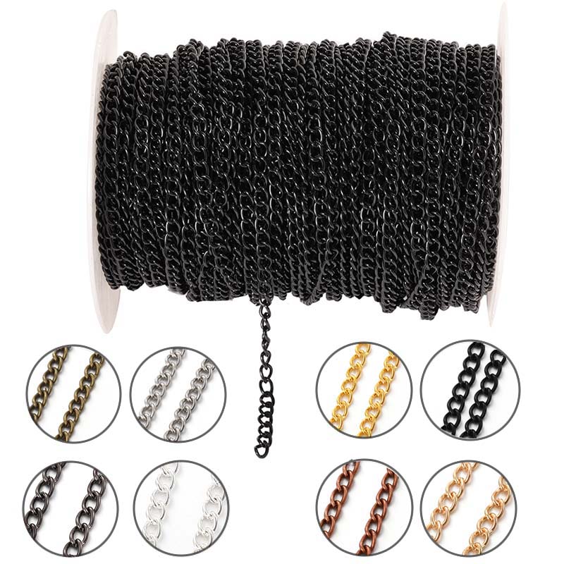 2Meter 2.5/3.5/4.5mm Rantai Lo - Body Jewelry Chains ulasan dan harga
