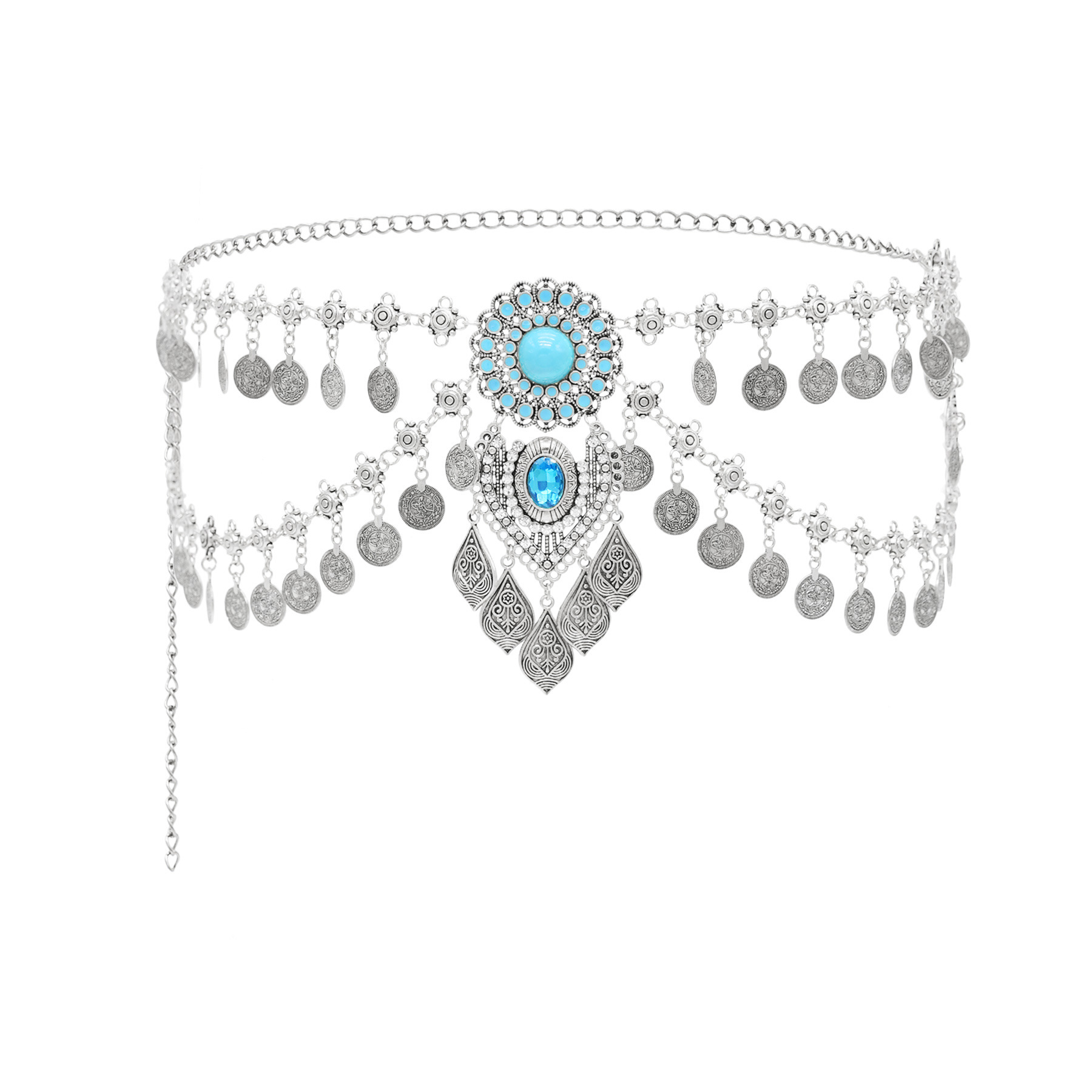 Rantai pinggang koin Bohemian  - Body Jewelry Helix ulasan dan harga