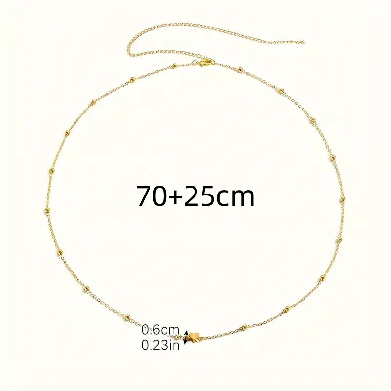 Rantai pinggang berbentuk hati - Body Jewelry Chains ulasan dan harga