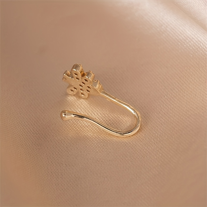 1 buah cincin hidung zircon be - Body Jewelry Materials ulasan dan harga