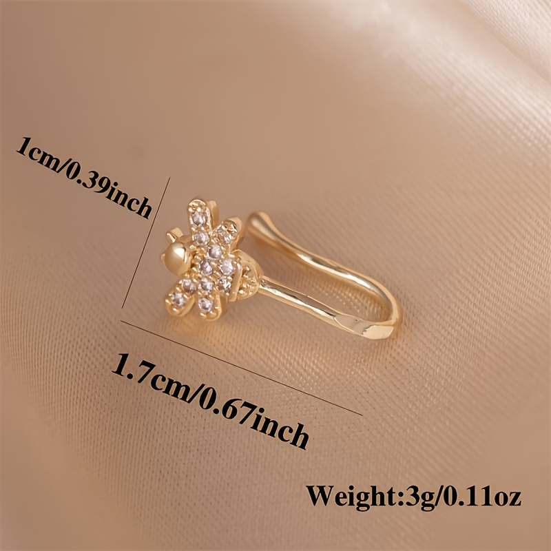 1 buah cincin hidung zircon be - Body Jewelry Materials ulasan dan harga