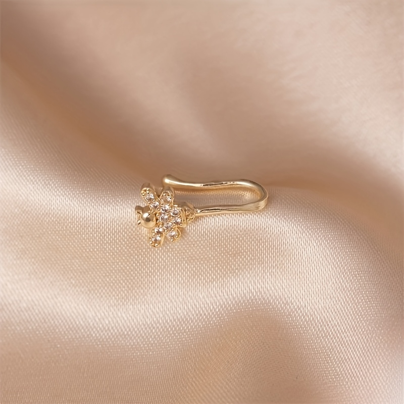 1 buah cincin hidung zircon be - Body Jewelry Materials ulasan dan harga